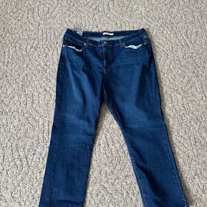Levi's Indigo Straight Leg Jeans
